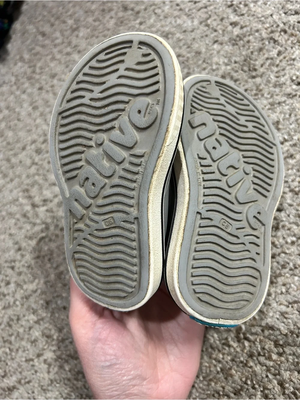 Native Miles Slip Ons Toddler Size 5